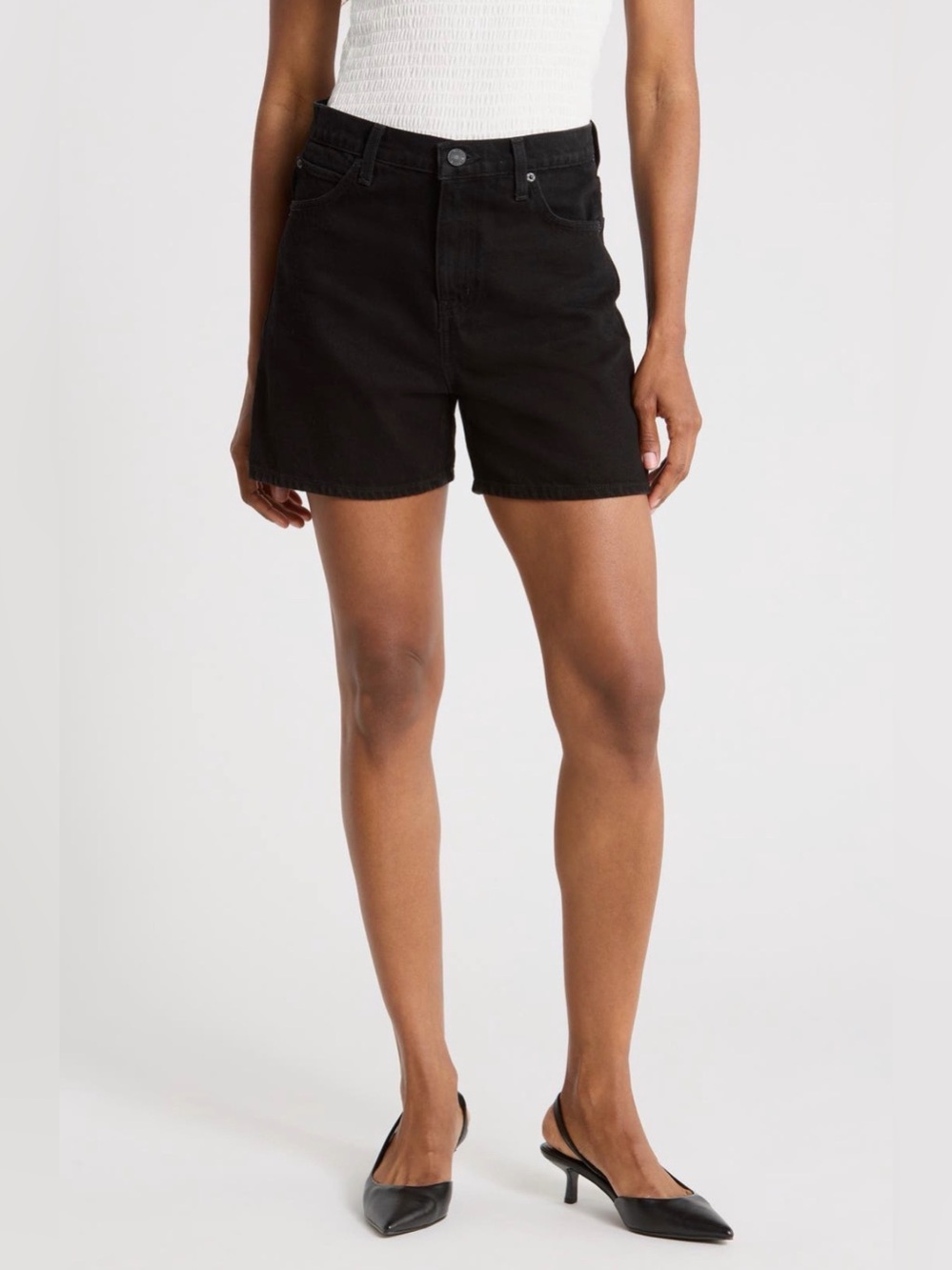 FRAME
The Easy High Waist
Denim Shorts